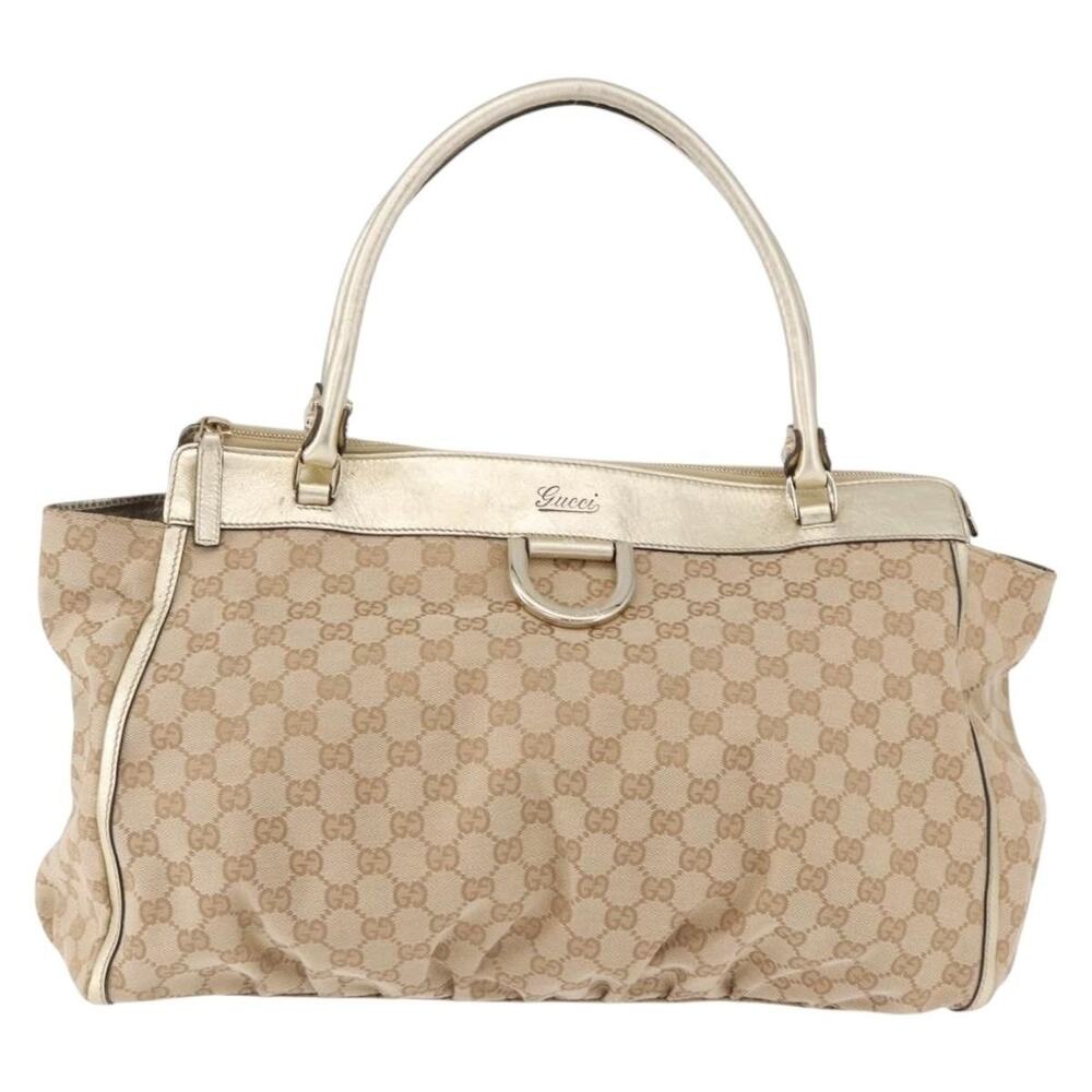 Gucci GG Canvas Handbag Beige